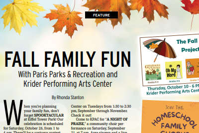 FEATURE: Fall Family Fun with Paris Parks & Recreation and Krider Performing Arts Center