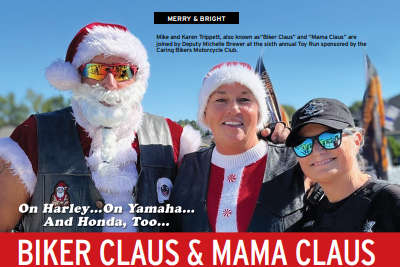 MERRY & BRIGHT: BIKER CLAUS & MAMA CLAUS Revved Up For Annual Toy Run