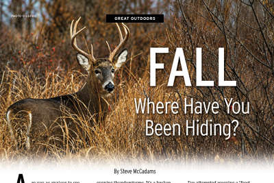 GREAT OUTDOORS: FALL, Where Have You Been Hiding?
